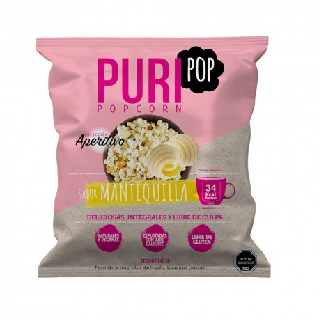 Popcorn sabor Mantequilla 40 g - Puripop