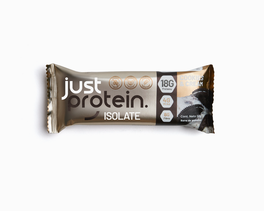 Barra proteína Cookies and Cream 50g - Just Protein