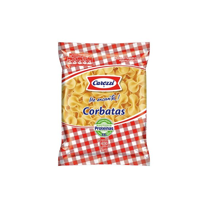 Pasta Corbata 80 400 g - Carozzi
