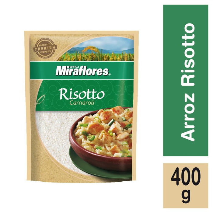 Miraflores Arroz Risotto Carnaroli 400 g - Carozzi