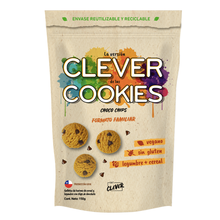 Clever Cookies Choco Chips 150 g - Eat Clever
