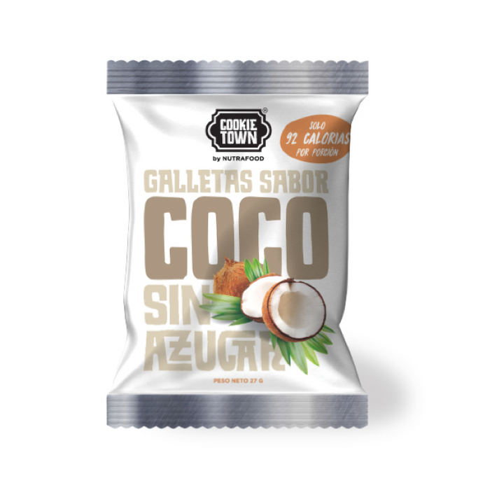 Galleta Cookie Town Coco 27 g - Nutrafood