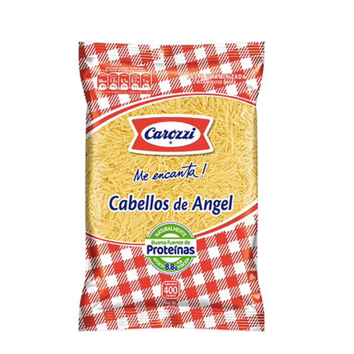 Pasta Cabello Angel Corto 1 400 g - Carozzi