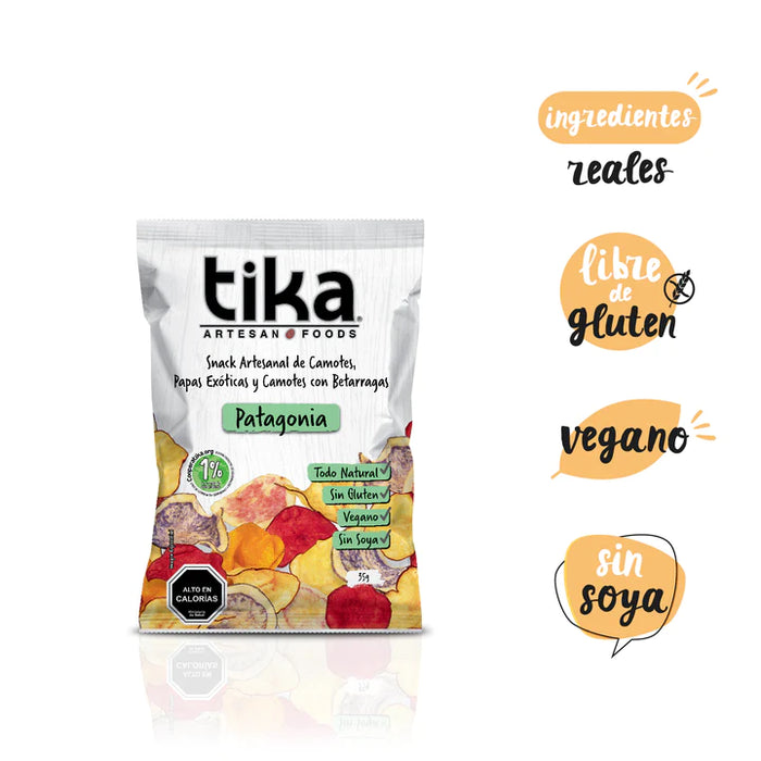 Veggie Chips Patagonia Mix 35 g - Tika