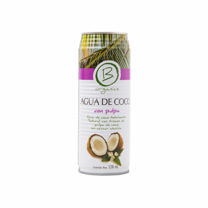 Agua de Coco con Pulpa 520 ml - B Organics