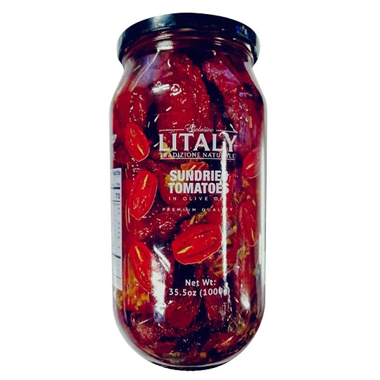 Conserva de Tomate Deshidratado en Aceite de Oliva 1000 g - Litaly