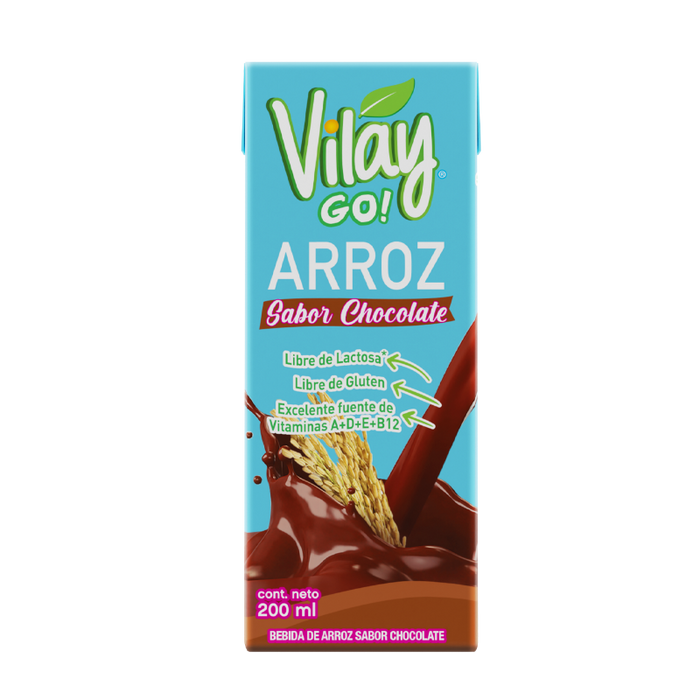 Bebida de Arroz Sabor Chocolate 200 ml - Vilay